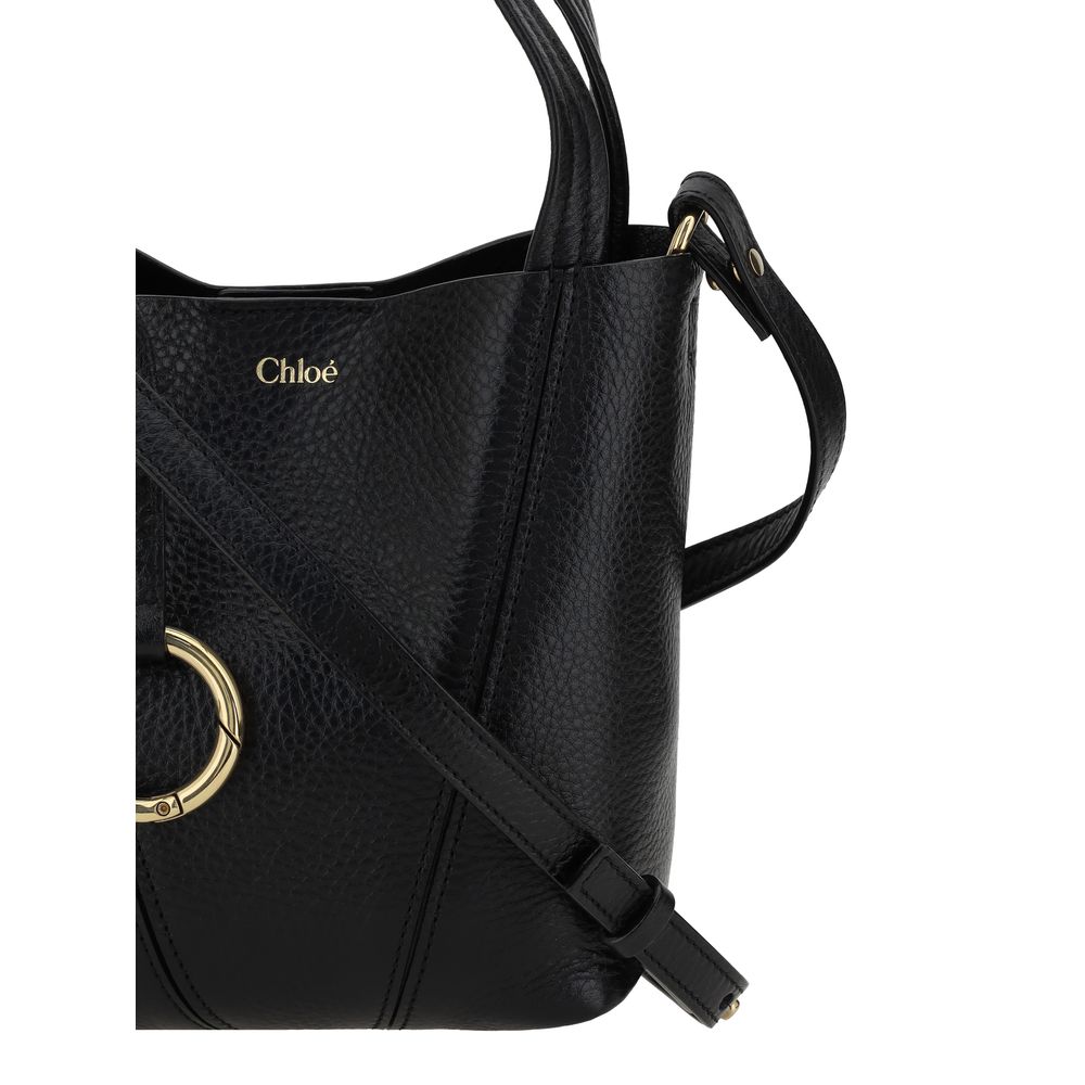 Bolso de Hombro Chloé de Piel de Becerro Negra Bos Taurus