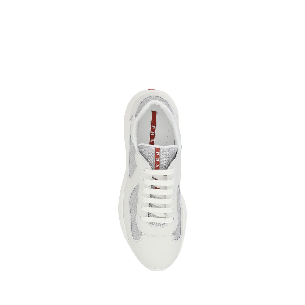 Zapatillas bajas Prada de poliamida blanca
