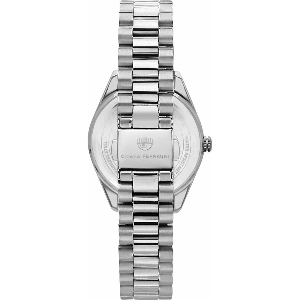 Reloj de vestir de acero inoxidable plateado Chiara Ferragni