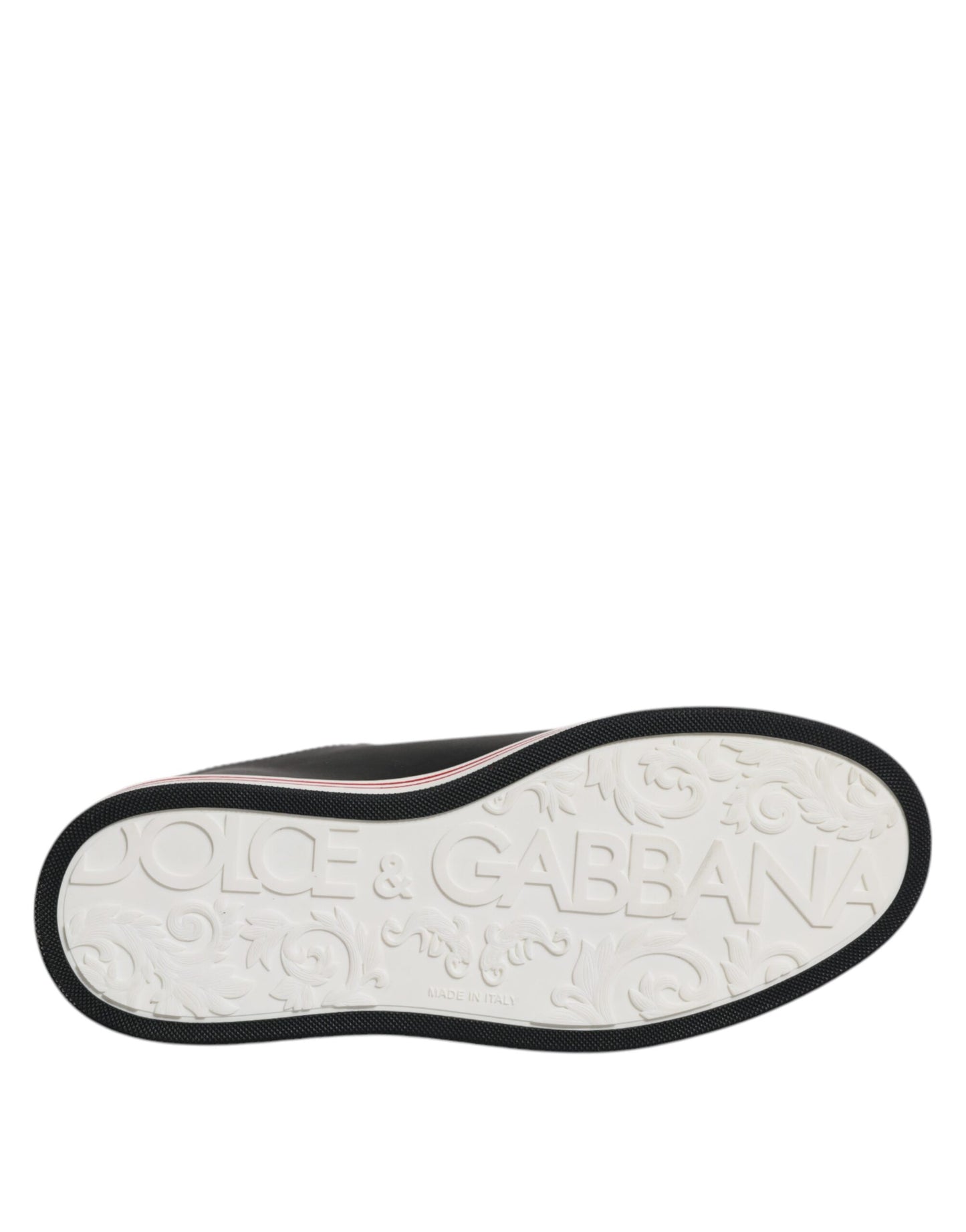 Zapatillas para hombre Dolce & Gabbana de piel negra de corte bajo