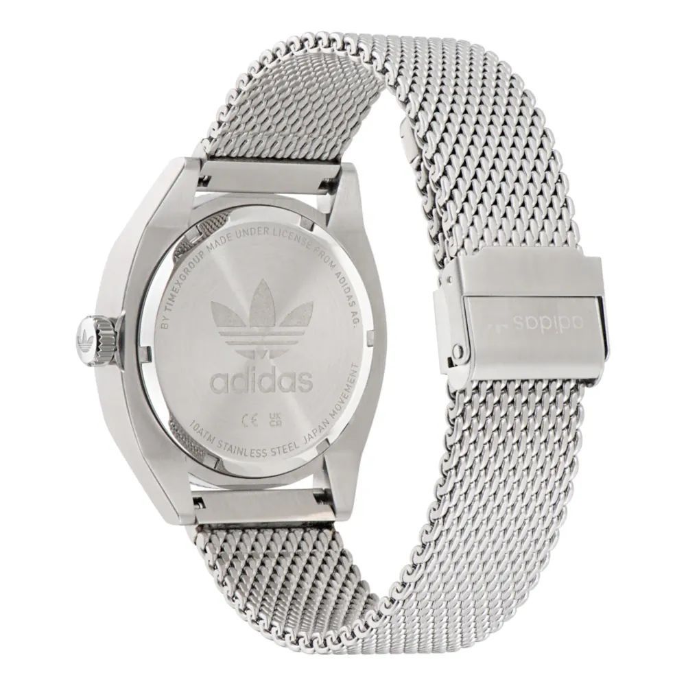 Reloj deportivo Adidas gris de acero inoxidable