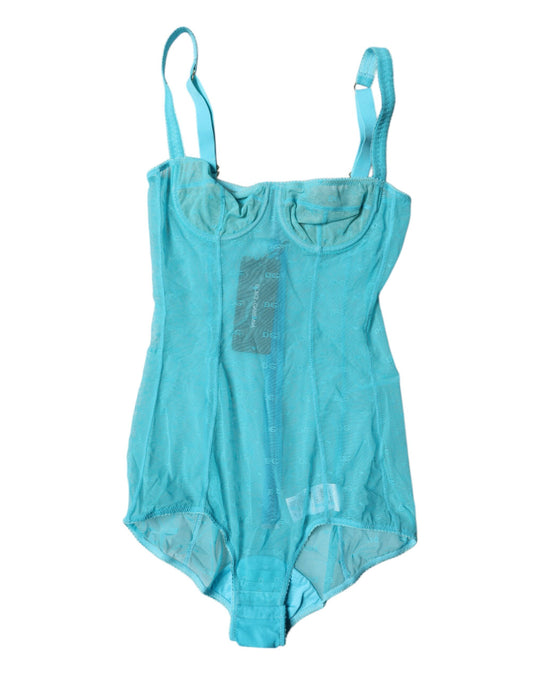 Dolce & Gabbana Body Ropa Interior de Sujetador Balconette de Tul Azul