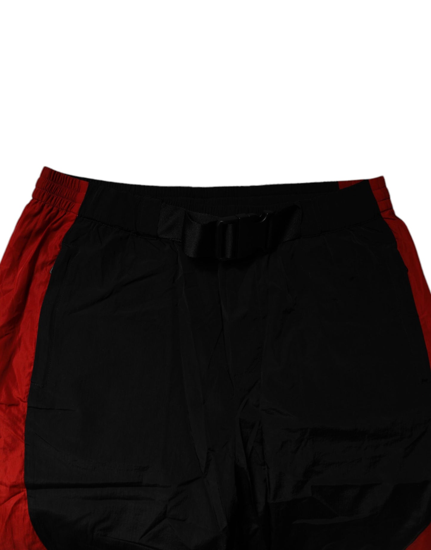Dolce & Gabbana Pantalones de chándal deportivos de leopardo en rojo y negro