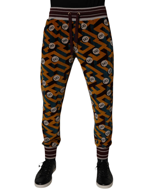 Pantalones deportivos Dolce & Gabbana Multicolor con logotipo y monograma