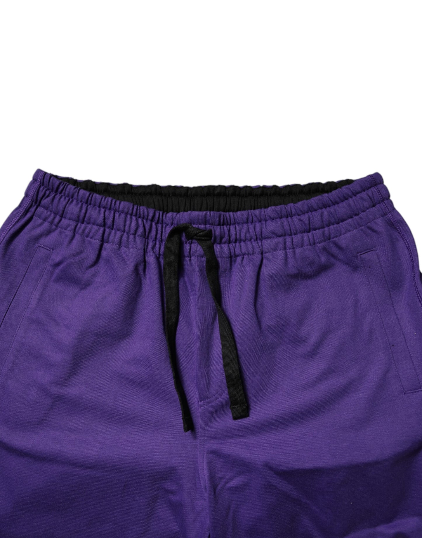 Dolce & Gabbana Algodón Morado Hombre Bermuda Pantalones Cortos Deportivos