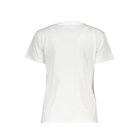 Patrizia Pepe Camiseta Blanca de Algodón para Mujer