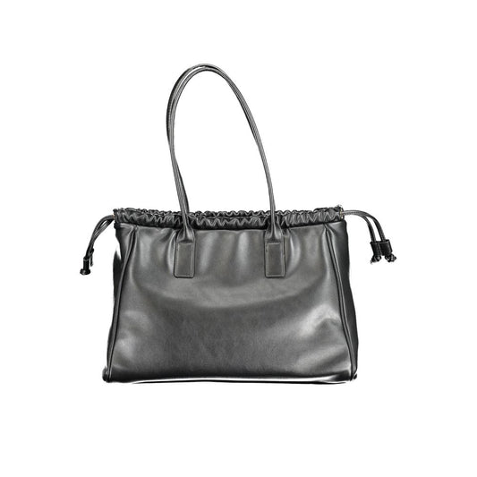 Bolso de mujer de poliuretano negro Mario Valentino