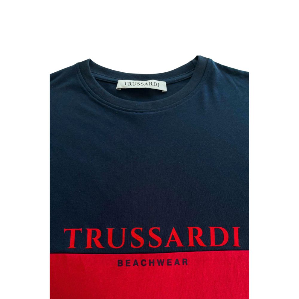Camiseta Trussardi Beachwear de algodón rojo para hombre