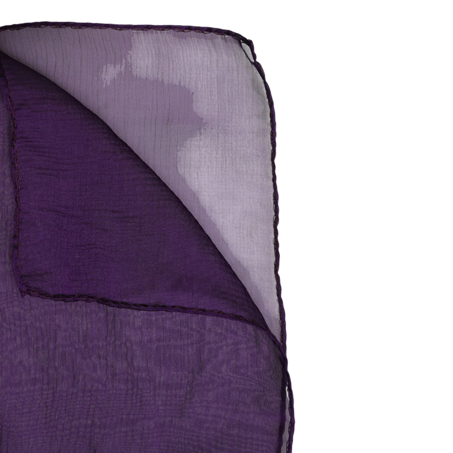 Pañuelo de seda rectangular morado Dolce & Gabbana