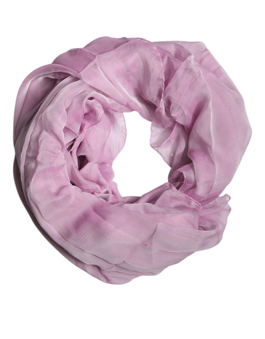 Pañuelo/fular rectangular de seda rosa Dolce & Gabbana para mujer
