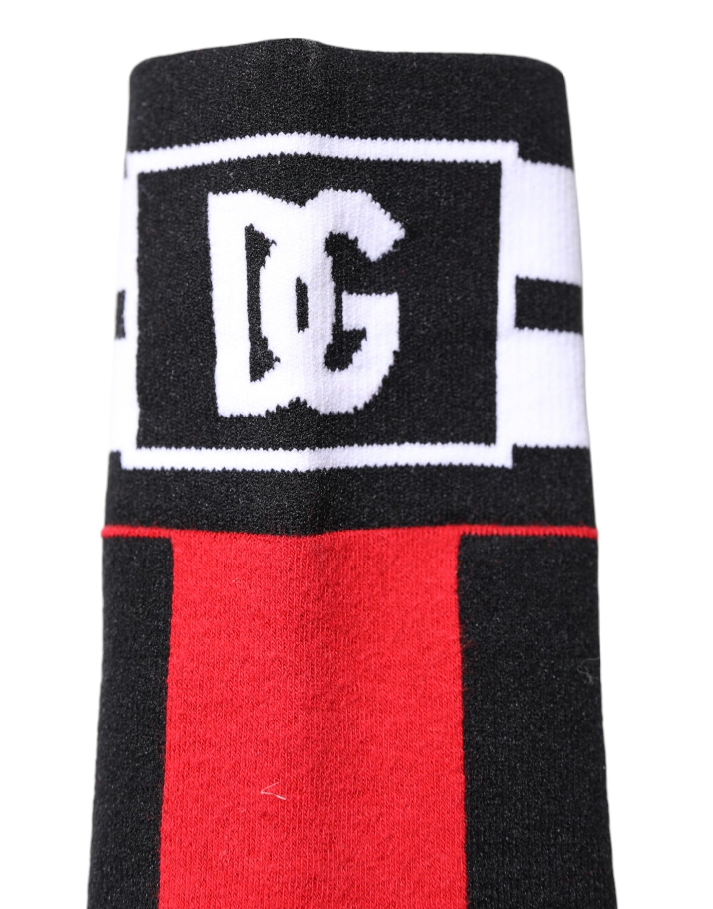 Calcetines Dolce & Gabbana de algodón elástico rojo estampados