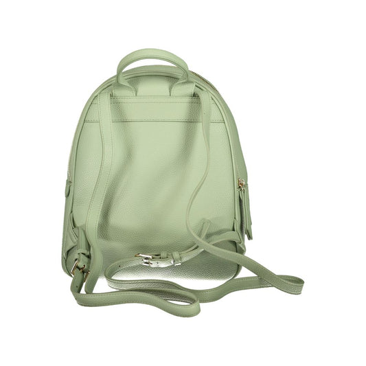 Mochila de poliuretano verde Mario Valentino para mujer