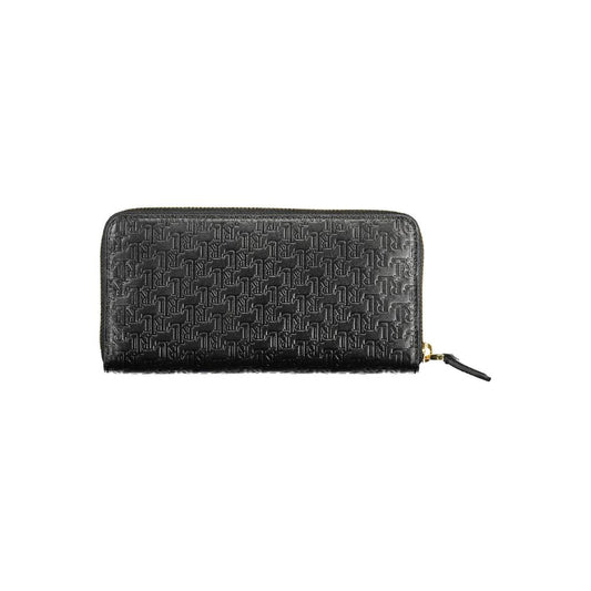 Cartera de cuero negro para mujer Ralph Lauren