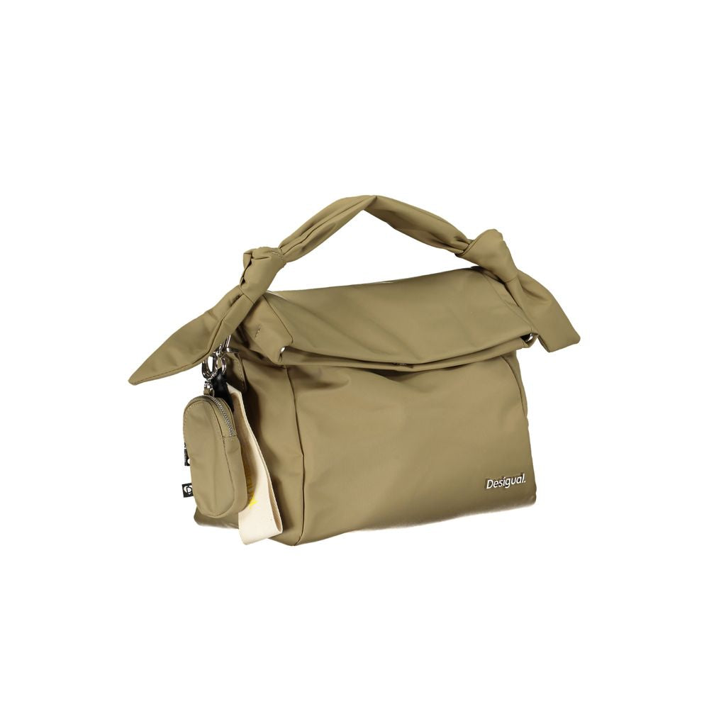 Bolso de mano de poliéster verde Desigual para mujer
