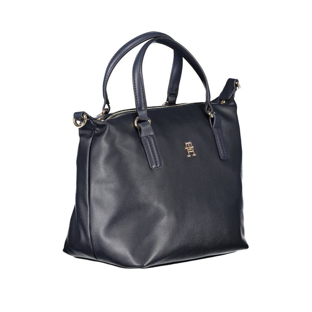 Sac à main Tommy Hilfiger Bleu Polyester Femme