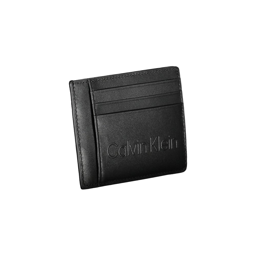 Calvin Klein Black Polyethylene Men's Wallet