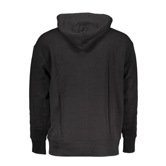 Sudadera con capucha de algodón negra para hombre Tommy Hilfiger