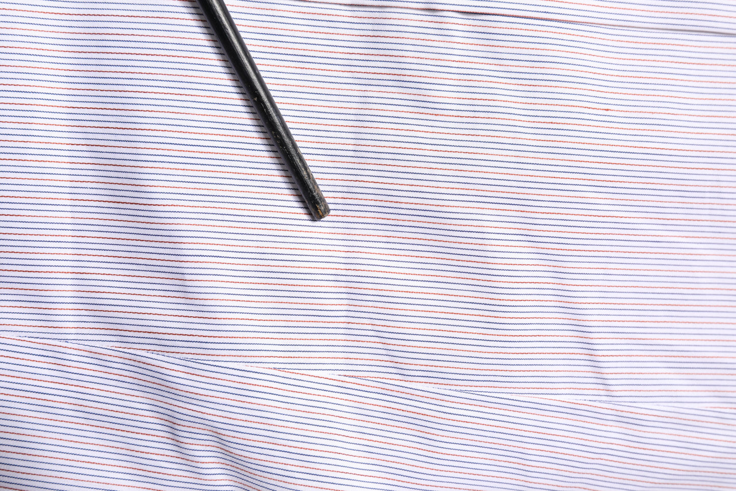 Camisa de algodón a rayas blancas de manga larga GOLD de Dolce & Gabbana