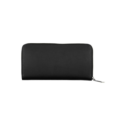 Portefeuille femme en polyéthylène noir Calvin Klein