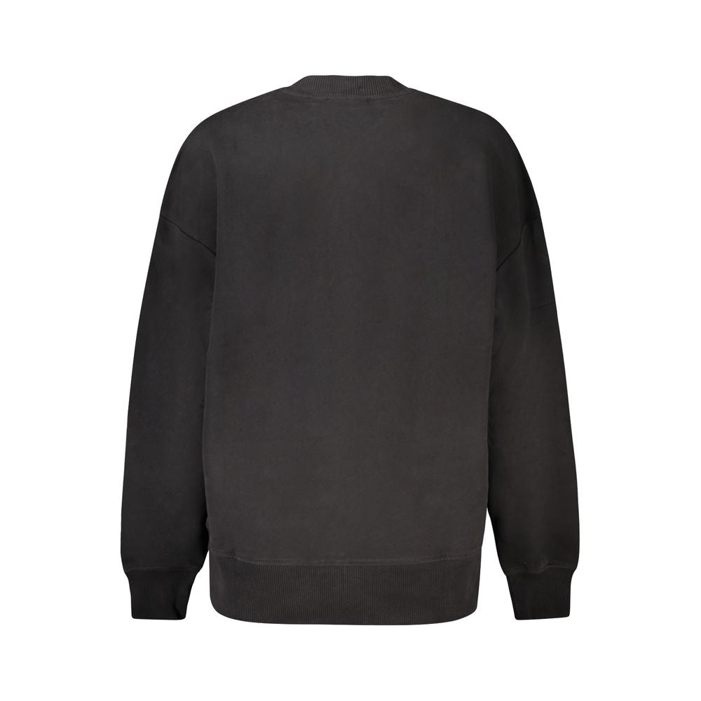 Suéter de algodón negro para mujer Calvin Klein