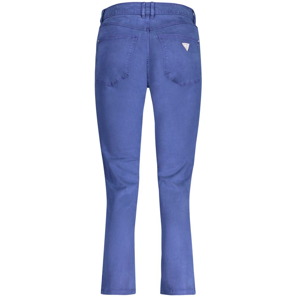 Guess Jeans Vaqueros ajustados de algodón azul para mujer
