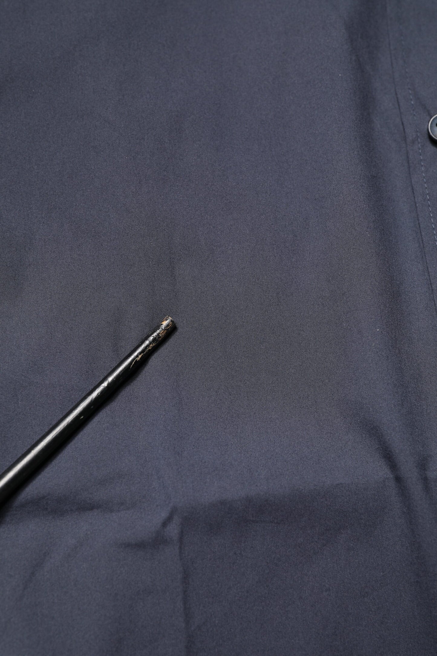 Camisa formal de algodón oro azul oscuro Dolce & Gabbana