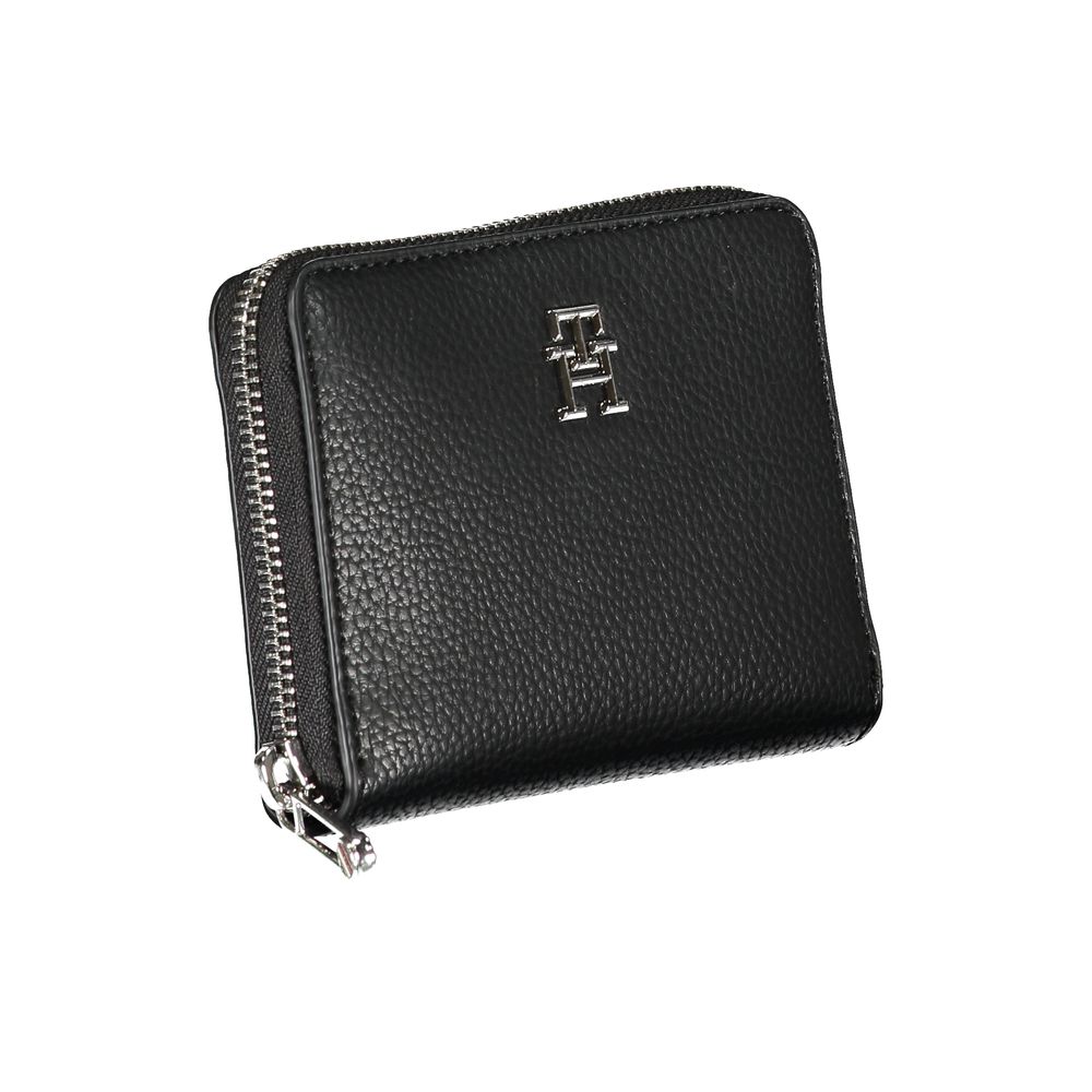Tommy Hilfiger Cartera de Mujer de Poliuretano Negro