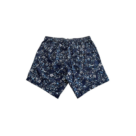 Trussardi Beachwear Bañador corto azul de poliéster para hombre
