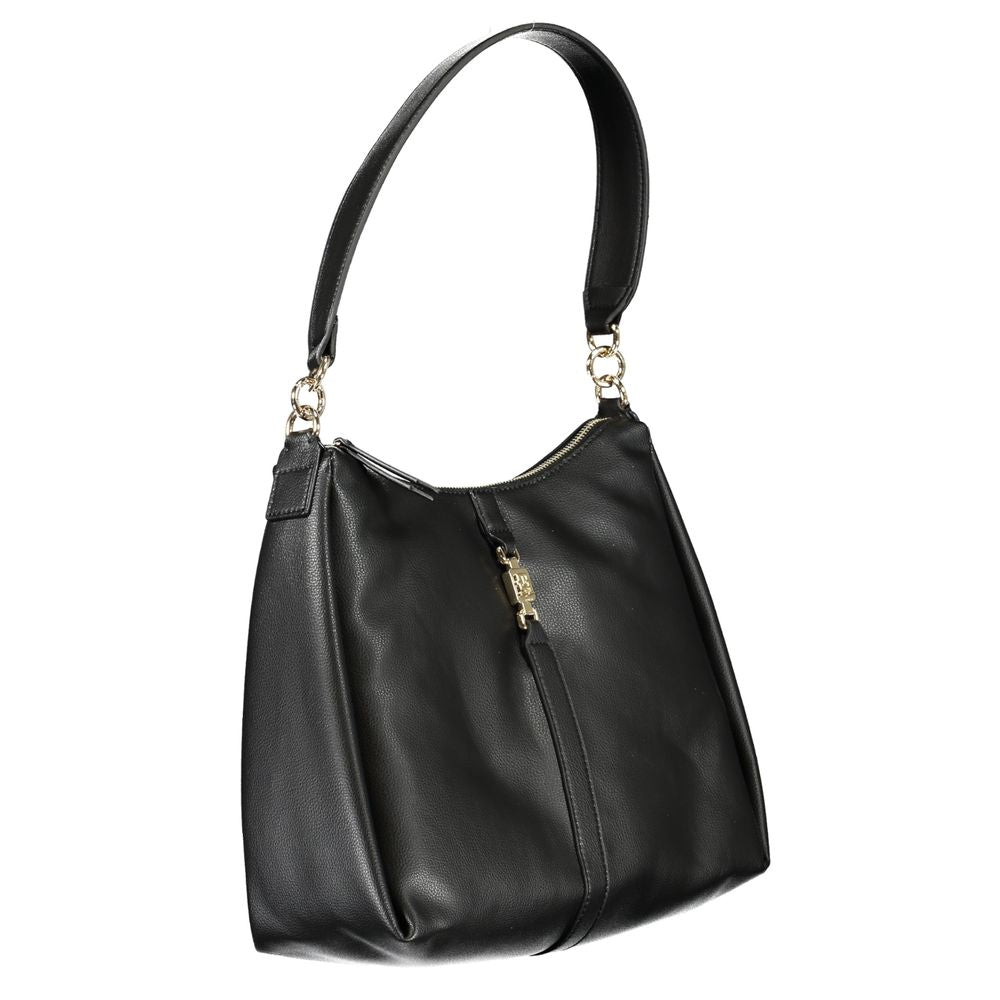 Tommy Hilfiger Black Polyester Women's Shoulder Bag