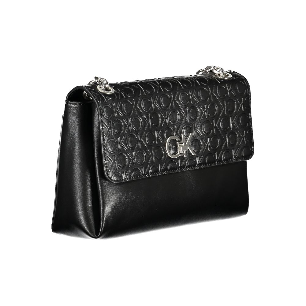 Calvin Klein Black Polyester Women's Handbag