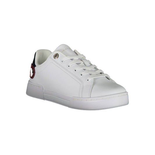 Tommy Hilfiger Zapatillas de mujer de poliuretano blancas