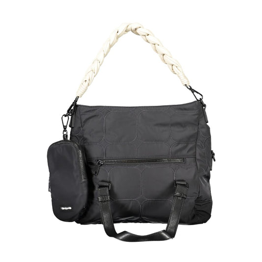 Bolso de mano Desigual de poliéster negro para mujer
