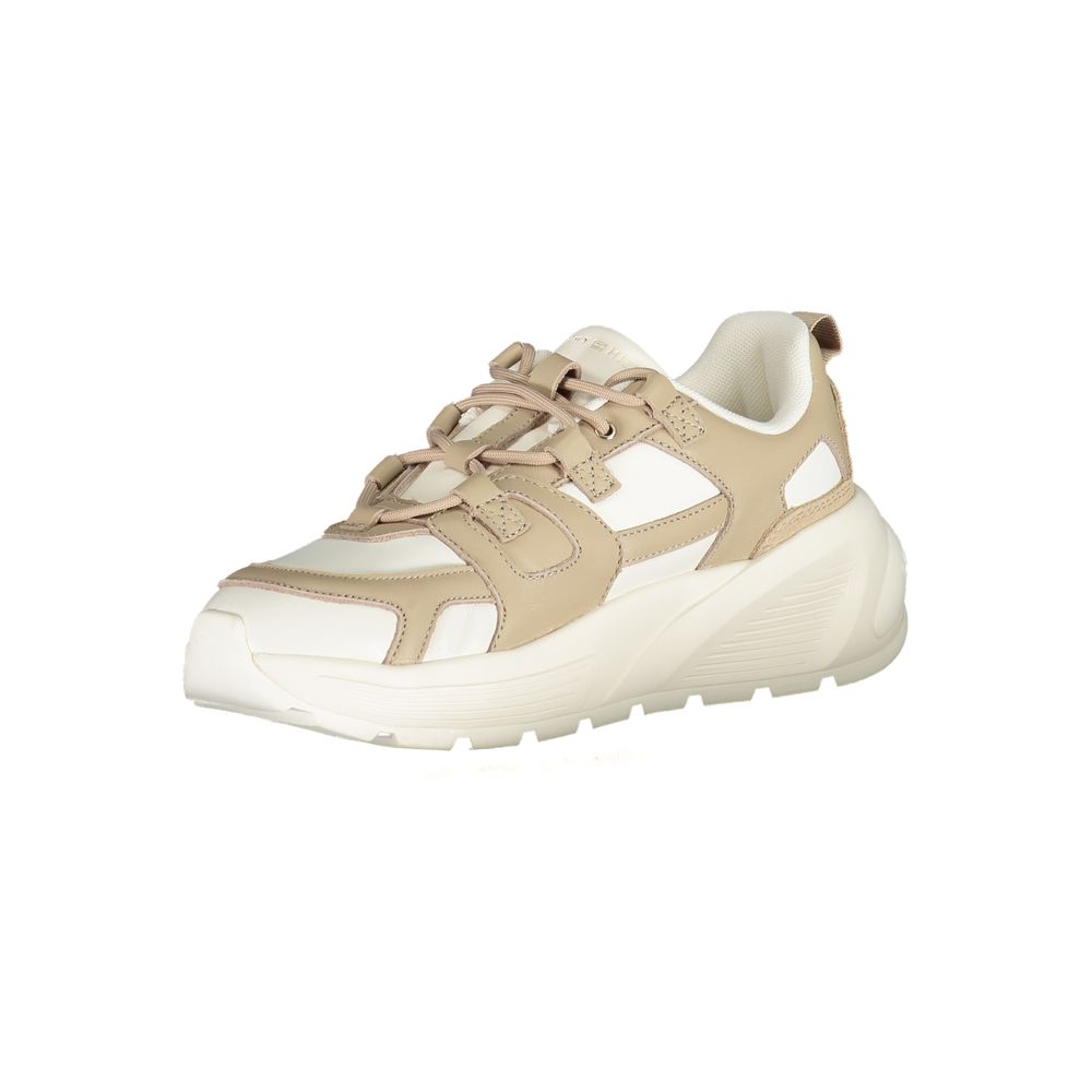Tommy Hilfiger Zapatillas de mujer de poliuretano blancas