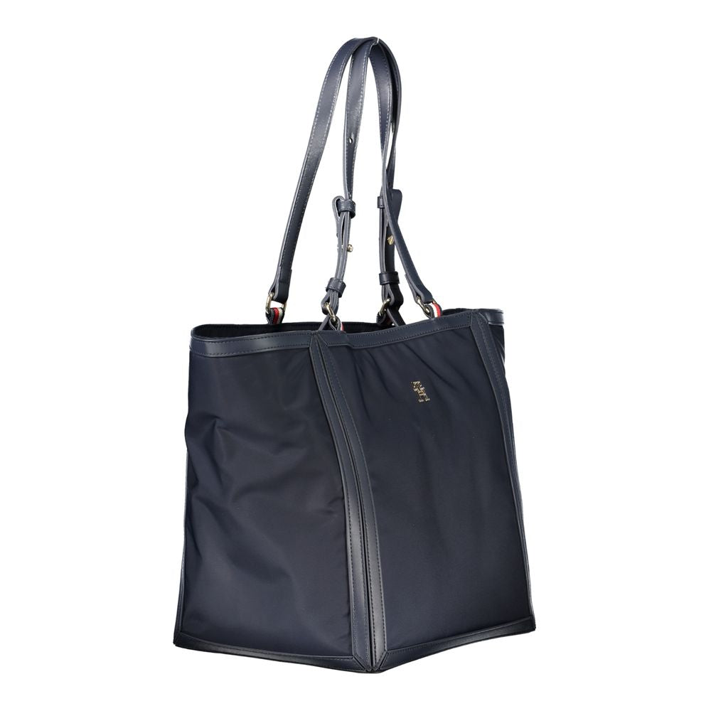 Tommy Hilfiger Blue Polyester Women's Handbag