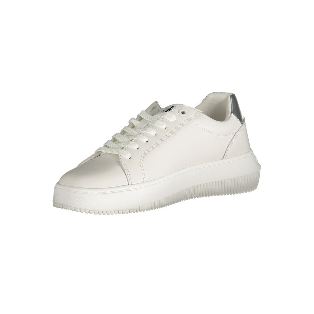 Zapatilla Calvin Klein Bianco de poliuretano para mujer