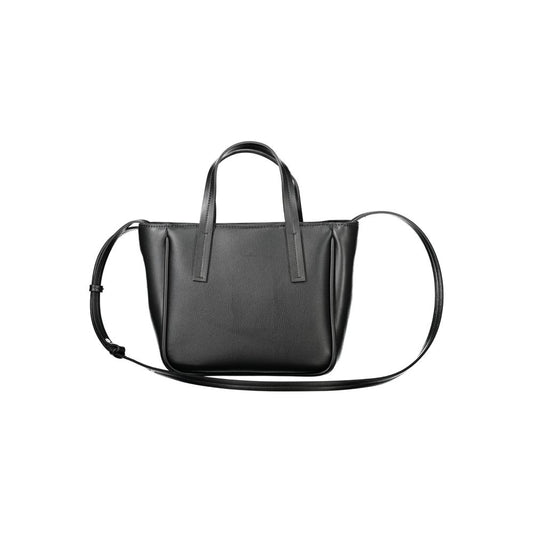 Bolso de mano Calvin Klein negro de polietileno para mujer