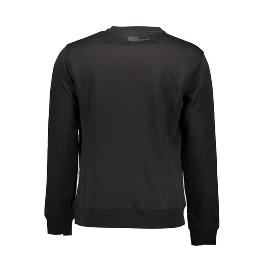 Sudadera de hombre de algodón negra Plein Sport