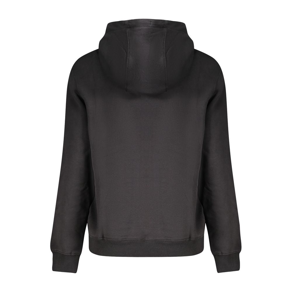 Sudadera de algodón negra para mujer Tommy Hilfiger