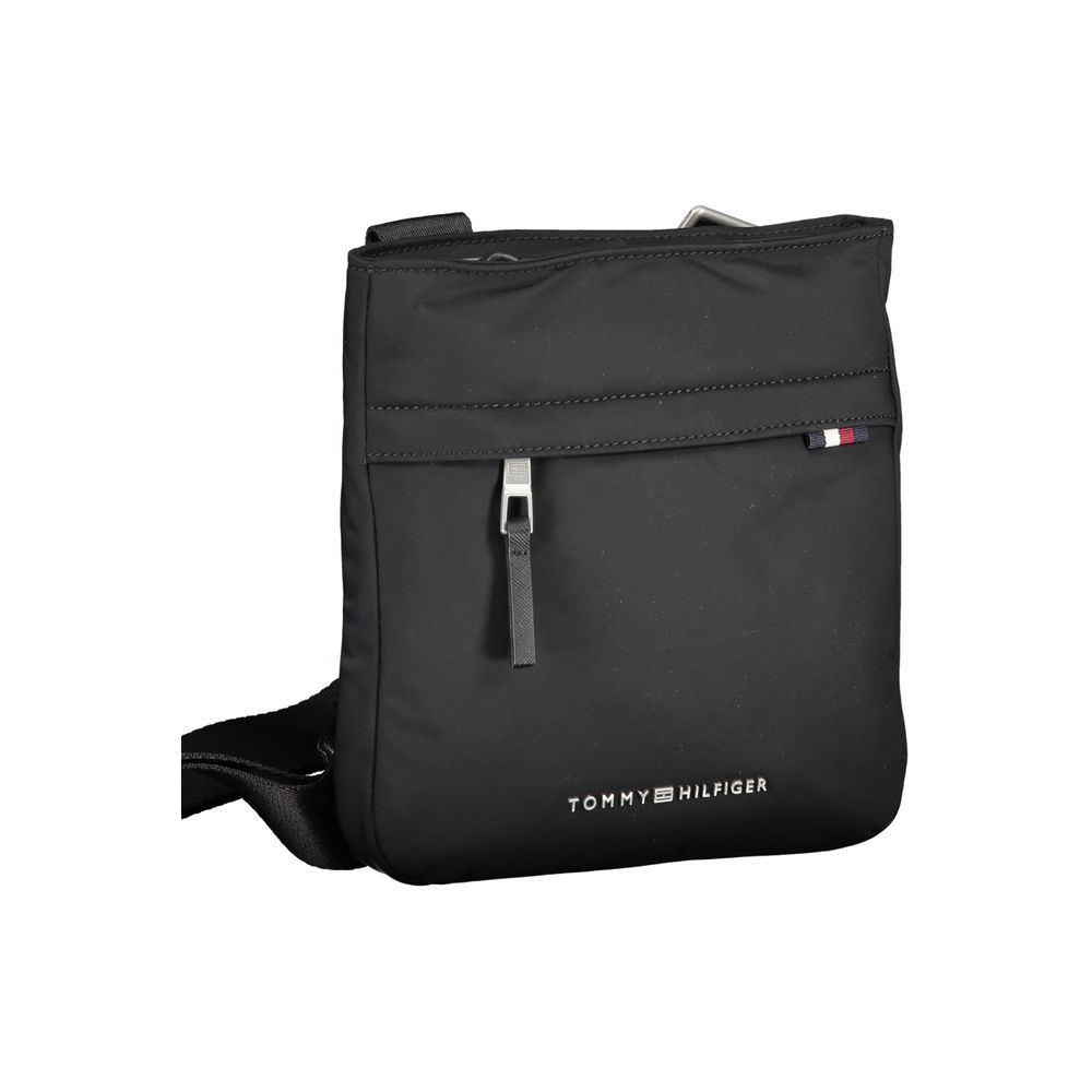 Tommy Hilfiger Black Polyurethane Women's Shoulder Bag