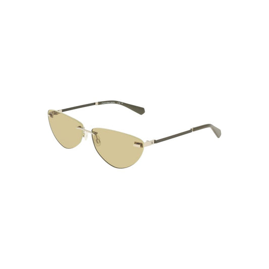 Gafas de Sol Calvin Klein Verde Metálico para Mujer