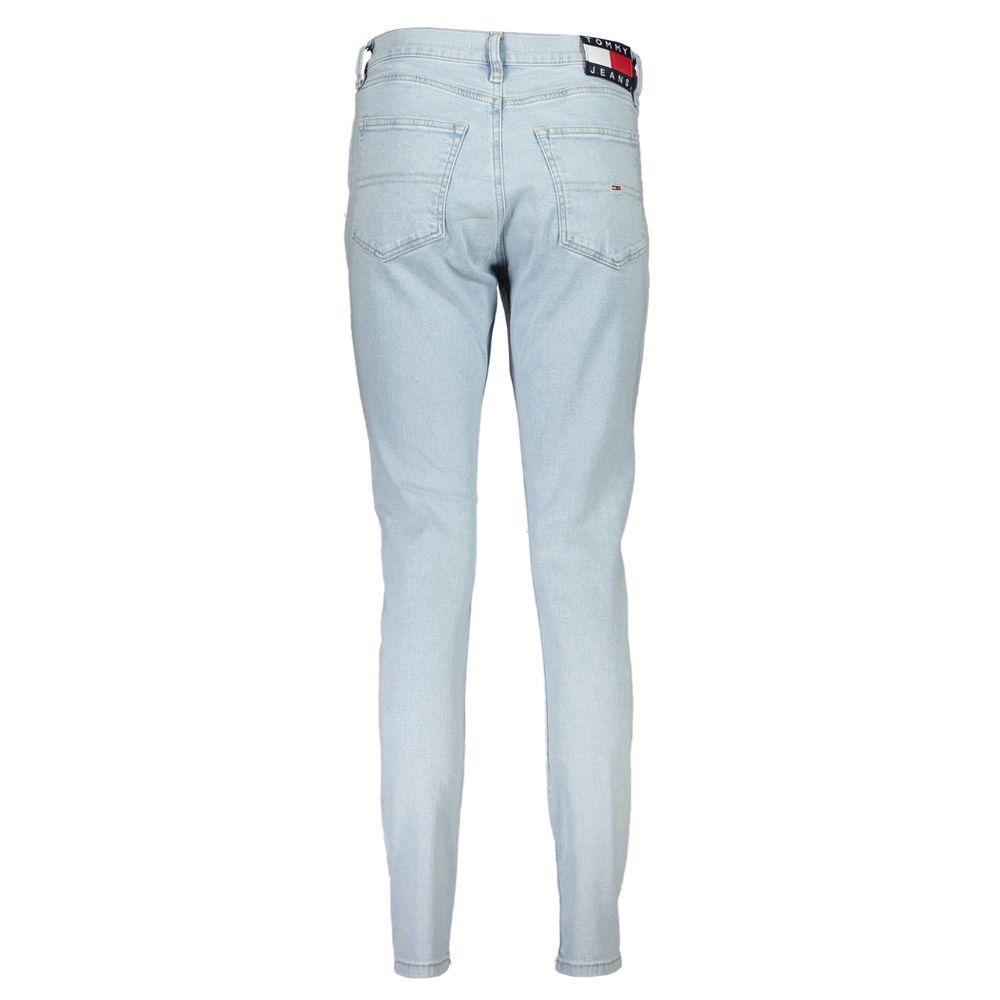 Jeans de algodón Azzurro para mujer Tommy Hilfiger