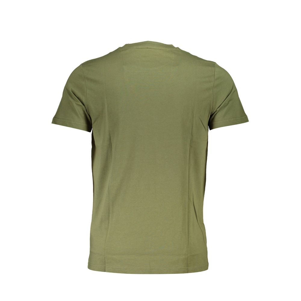 Camiseta de algodón verde Cavalli Class para hombre