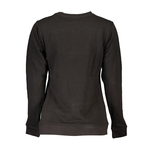 Sudadera de algodón negra para mujer Cavalli Class