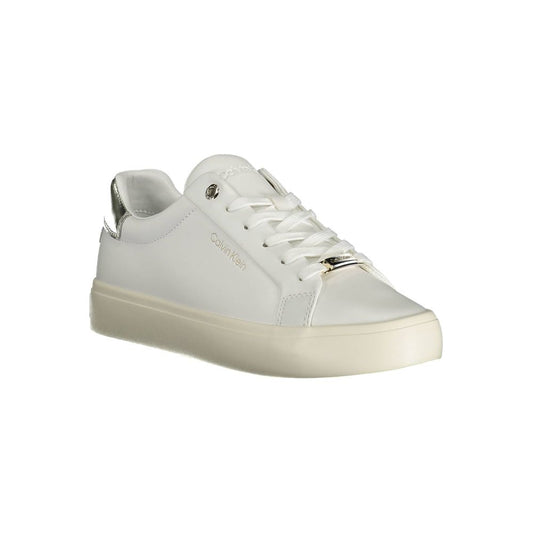 Calvin Klein Zapatilla de mujer Bianco Pelle