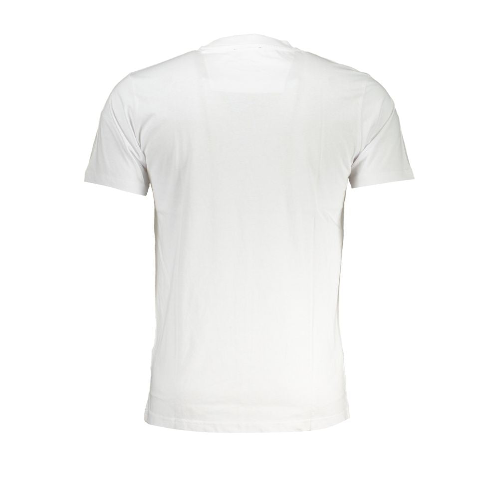 Camiseta de Algodón Blanca para Hombre Cavalli Class