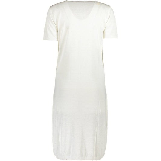 Vestido Cavalli Class Bianco de Viscosa para Mujer