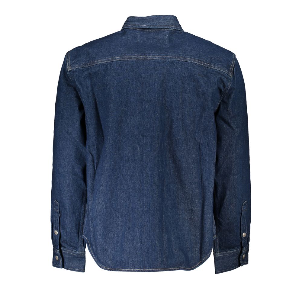 Chaqueta de algodón azul para hombre Calvin Klein