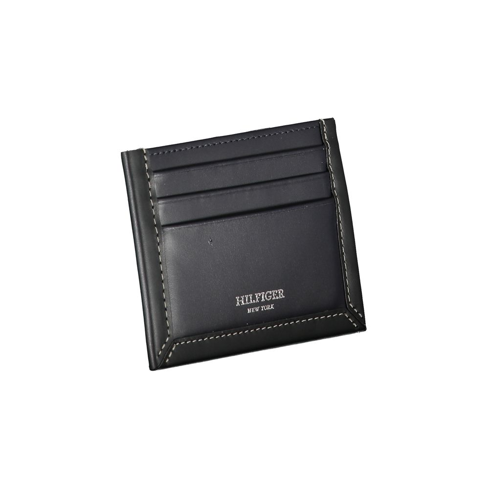 Tommy Hilfiger Blue Leather Men's Wallet