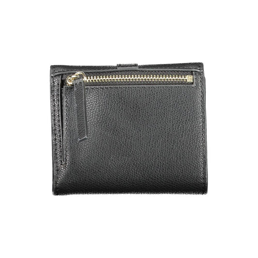 Portefeuille femme Tommy Hilfiger en polyuréthane noir