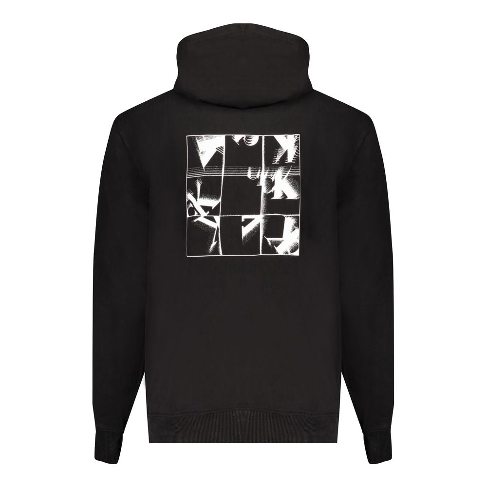 Sudadera de hombre de algodón negro Calvin Klein